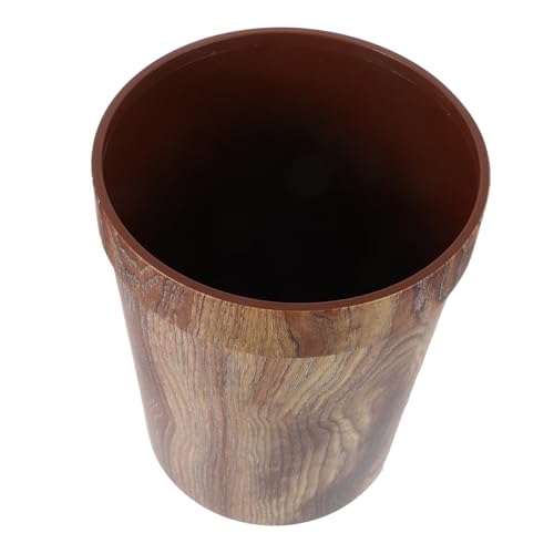 MUCKLILY Großer mit Holzmaserung Leichter Offener Retro mülleimer für Wohnzimmer Küche Büro Stabiler Druckring zur Müllbeutelbefestigung Vielseitig Einsetzbar MUCKLILY Großer mit Holzmaserung Leichter Offener Retro mülleimer für Wohnzimmer Küche Büro Stabiler Druckring zur Müllbeutelbefestigung Vielseitig Einsetzbar von MUCKLILY