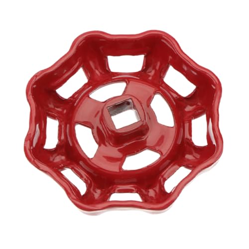 MUCKLILY Wasserhahngriffe Für Außenbereich Runder Radgriff Metall-außenhahngriff Ersatz Für Quadratisches Schaftloch Schlauchlätzchengriff Für Außenschlauchlätzchen von MUCKLILY