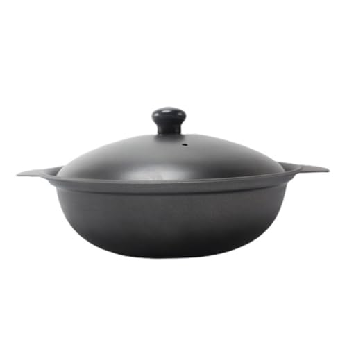 MUCKLILY Gusseisentopf Mit Deckel Für Schmoren Und Kochen Aus Hochwertigem Eisen Langlebig Und Praktisch Für Täglichen Gebrauch MUCKLILY Gusseisentopf Mit Deckel Für Schmoren Und Kochen Aus Hochwertigem Eisen Langlebig Und Praktisch Für Täglichen Gebrauch von MUCKLILY