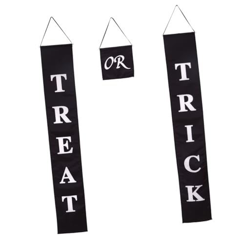 MUCKLILY Halloween Türbanner Langebige Halloween Deko Couplet mit Großem Schriftzug Klassische Partydekoration für Tür Fenster Garten und Fotohintergrund MUCKLILY Halloween Türbanner Langebige Halloween Deko Couplet mit Großem Schriftzug Klassische Partydekoration für Tür Fenster Garten und Fotohintergrund von MUCKLILY