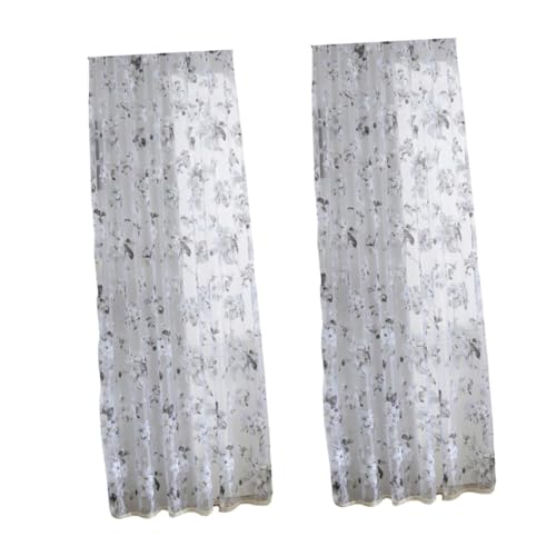 MUCKLILY Hochwertige Gardinen aus Polyester mit Blumenmuster Halbtransparente Fensterdekoration Leicht zu Installieren für Wohnzimmer und Schlafzimmer Maße Neutrale Gardinenstange Geeignet MUCKLILY Hochwertige Gardinen aus Polyester mit Blumenmuster Halbtransparente Fensterdekoration Leicht zu Installieren für Wohnzimmer und Schlafzimmer Maße Neutrale Gardinenstange Geeignet von MUCKLILY