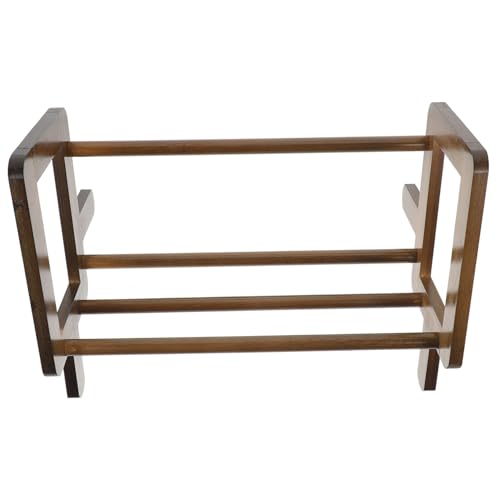 MUCKLILY Holz Bücherregal Schreibtisch Organizer Stabiles Desktop Regal für Bücher Zeitschriften Kinderzimmer Platzsparend Robust Langlebig von MUCKLILY