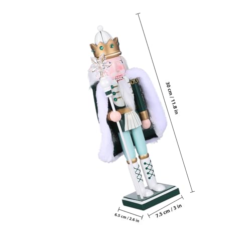 MUCKLILY Holz Figur Weihnachtsdeko Handgefertigt Stabiler Stand Weihnachtsornament für Innenbereich Festliche Deko für Tisch Regal Kamin MUCKLILY Holz Figur Weihnachtsdeko Handgefertigt Stabiler Stand Weihnachtsornament für Innenbereich Festliche Deko für Tisch Regal Kamin von MUCKLILY