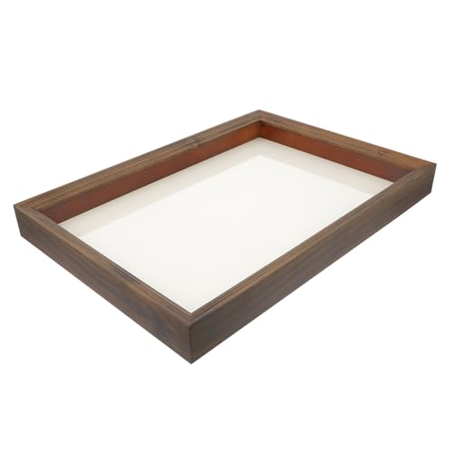 MUCKLILY Holzrahmen für Getrocknete Blumen Dekorative für Erinnerungsstücke und Fotos Handgefertigte Vitrine zur Stilvollen Präsentation von Kostbarkeiten und Trockenblumen von MUCKLILY