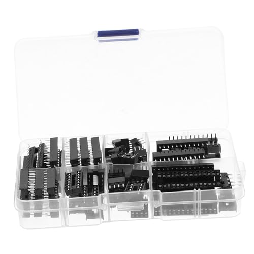 MUCKLILY Ic Chip Sockel Set Pin Dip Lötsockel mit Hohlraum für Wärmeableitung Langlebige Ic Sockel DIY Ersatz für Integrierte Schaltkreise Elektronik Zubehör MUCKLILY Ic Chip Sockel Set Pin Dip Lötsockel mit Hohlraum für Wärmeableitung Langlebige Ic Sockel DIY Ersatz für Integrierte Schaltkreise Elektronik Zubehör von MUCKLILY