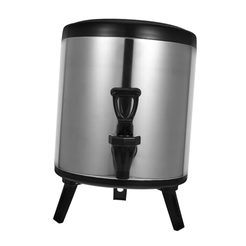 MUCKLILY Isolierter Getränkespender Doppelschicht Kaffeekanne für Catering Warm und Kaltgetränke für Veranstaltungen und Große von MUCKLILY