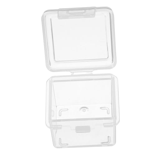 MUCKLILY Käsebehälter mit Flip-deckel Kunststoff Mini Quadratisch Platzsparend für Kühlschrank Aufbewahrungsbox für Scheibenkäse Wiederverwendbar Langlebig Küche von MUCKLILY