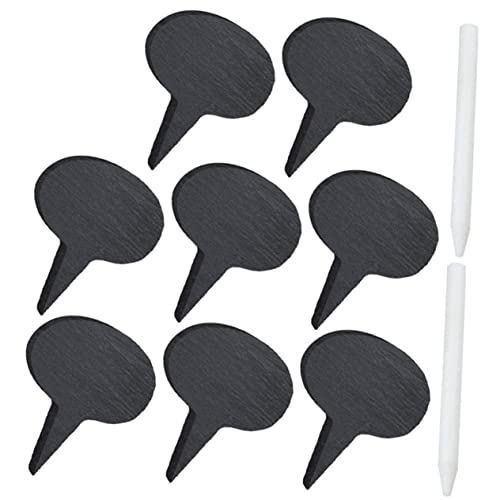 MUCKLILY Käsemarker Aus Schiefer Für Wurstplatten Wiederverwendbare Lebensmittelmarker Mit Specksteinkreide Für Buffets Partys Und Dessertdekor von MUCKLILY