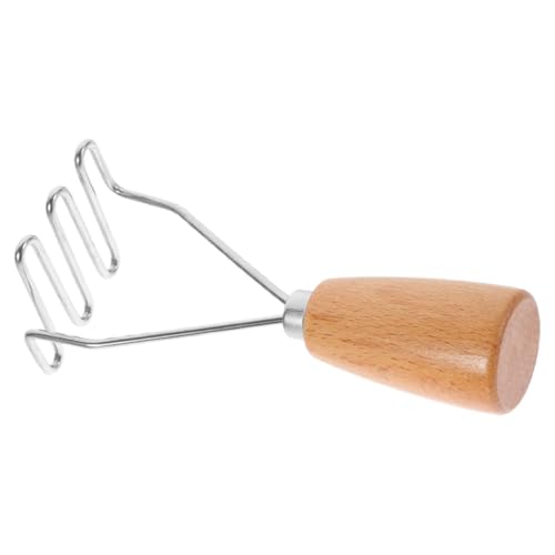 MUCKLILY Kartoffelstampfer Edelstahl mit Holzgriff Handlicher Kartoffelstampfer Küchenhelfer für Kartoffelpüree und Babynahrung Vielseitig Einsetzbares Pürierwerkzeug für Gemüse und Obst MUCKLILY Kartoffelstampfer Edelstahl mit Holzgriff Handlicher Kartoffelstampfer Küchenhelfer für Kartoffelpüree und Babynahrung Vielseitig Einsetzbares Pürierwerkzeug für Gemüse und Obst von MUCKLILY