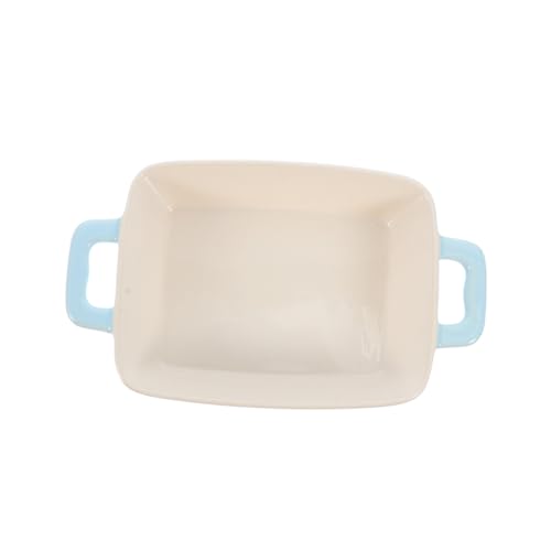 MUCKLILY Keramik Backform mit Großer Kapazität Feine Politur Eleganter Stil Rutschfest und Stabil Vielseitig als Auflaufform und Servierplatte für Küche und Restaurant von MUCKLILY