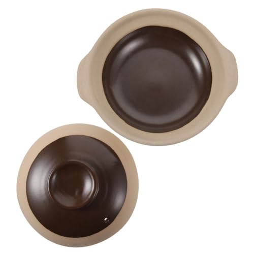 MUCKLILY Keramik Casserole Flacher Boden Hohe Temperaturbeständigkeit Gesundes Schmoren für Ceranfeld Vielseitiger Kochtopf für Suppe Reisgerichte Einfache Reinigung Langlebig MUCKLILY Keramik Casserole Flacher Boden Hohe Temperaturbeständigkeit Gesundes Schmoren für Ceranfeld Vielseitiger Kochtopf für Suppe Reisgerichte Einfache Reinigung Langlebig von MUCKLILY