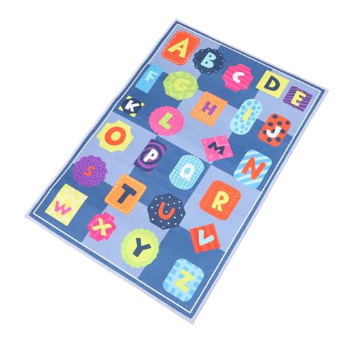 MUCKLILY Kinderzimmer Teppich Weicher Spielteppich für Kinderzimmer rutschfeste Bodenmatte mit Cartoon hüpfspiel Langlebiger Haushalt Raum Teppich für Jungen und Mädchen von MUCKLILY