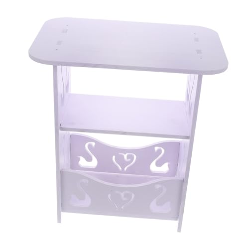 MUCKLILY Kleiner Beistelltisch Nachttisch mit Ablagefach Kompakt für Schlafzimmer Wohnzimmer Sofa Weiß Moderner Nachttisch mit Stauraum Platzsparender Endtisch für Kleine Räume Elegantes MUCKLILY Kleiner Beistelltisch Nachttisch mit Ablagefach Kompakt für Schlafzimmer Wohnzimmer Sofa Weiß Moderner Nachttisch mit Stauraum Platzsparender Endtisch für Kleine Räume Elegantes von MUCKLILY