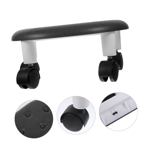 MUCKLILY Kleiner Tragbarer Rollhocker mit Drehfunktion Strapazierfähiger Kunststoff Geräuschlose Platzsparend und Flexibel für Indoor und Outdoor Nutzung Komfortabler Sitz von MUCKLILY