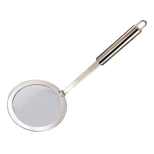 MUCKLILY Küchensieb Schaumkelle Hochwertiger Skimmer für Frittieren Kochen und Hot Pot Abseihhilfe für Pommes Gemüse und von MUCKLILY