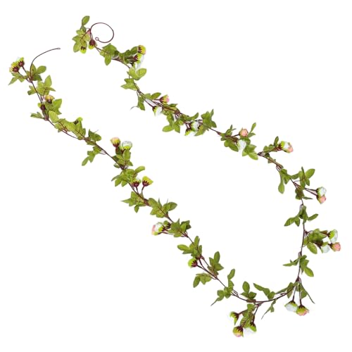 MUCKLILY Künstliche Dekorative Blumenvine für Hochzeitsfeiern Fächerdeko Raumästhetik Fadensicher Strapazierfähig zu Installieren Champagnerfarben Kunstrosen für Innenräume MUCKLILY Künstliche Dekorative Blumenvine für Hochzeitsfeiern Fächerdeko Raumästhetik Fadensicher Strapazierfähig zu Installieren Champagnerfarben Kunstrosen für Innenräume von MUCKLILY