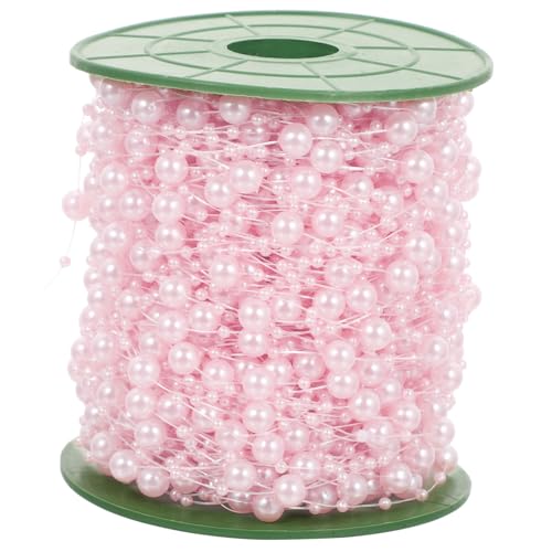 MUCKLILY Künstliche Perlenkette Einstellbare DIY Perlen Girlande für Vasenfüllung Schwimmende Kerzen Dekoration Hochzeits Weihnachtsdeko Vielseitig für Blumenarrangements von MUCKLILY