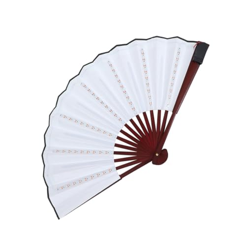 MUCKLILY LED Leuchtender Faltbarer Handfächer Grün Großer Chinesischer Faltventilator mit Lautem Klackgeräusch als Tanz performance Requisit für Party Festival Club und Bühnenauftritte von MUCKLILY