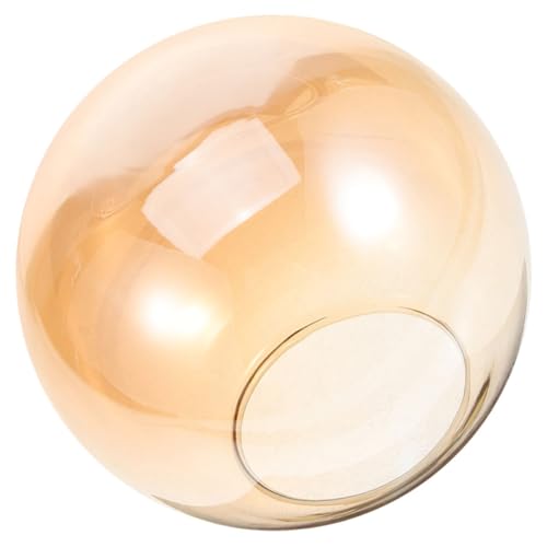 MUCKLILY Lampenschirm Pendelleuchte Ersatz Runde Transparente Abdeckung Durchmesser Öffnung für Kronleuchter und Deckenlampen Design Langlebig und Sicher von MUCKLILY