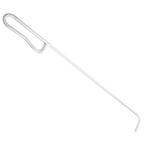 MUCKLILY Manhole Cover Lifting Hook Stahl Stark Komfortabler Griff Vielseitig Einsetzbar Für Schachtabdeckungen Rolltore Und Mehr Effizientes Öffnen Und Arbeiten von MUCKLILY