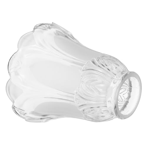 MUCKLILY Mattierter Glasschirm Lampenschirm Deckenleuchte Ersatz Lichtabdeckung für Fassung Vielseitig für Wandleuchte Pendelleuchte Kronleuchter Einfache Montage Dekorativ für Wohnzimmer von MUCKLILY