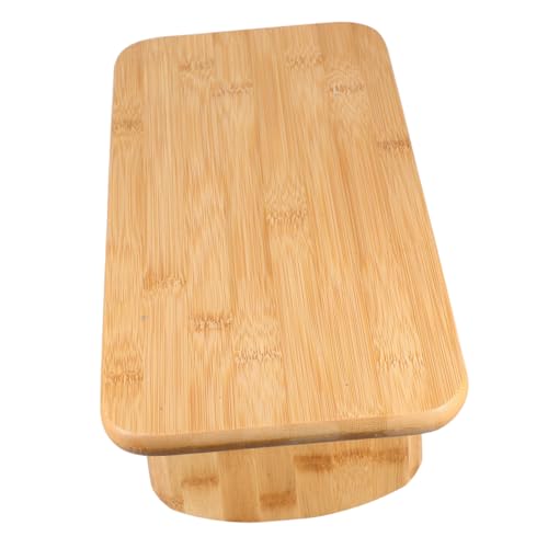 MUCKLILY Meditationshocker Kniehocker Zum Beten Kniebank Zum Beten Meditationsstuhl Kniebank Meditationszubehör Holz Gebetsbank Knie Bürostuhl Bambus Hellbraun von MUCKLILY