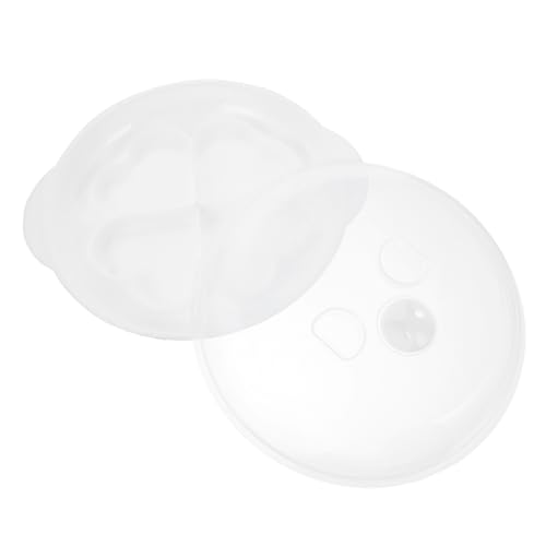 MUCKLILY Mikrowellen Eierkocher Eier Dampfer aus Robustem Material Einfach zu Reinigen für Omeletts mit Gemüse und für Schnelle und Leckere Zubereitung von MUCKLILY