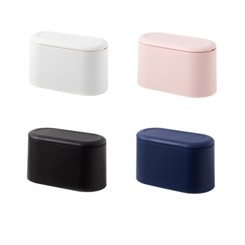 MUCKLILY Mini Desktop Mülleimer mit Pressdeckel Kompakter Tischabfalleimer aus Umweltfreundlichem Material Platzsparender Papierkorb für Büro und Zuhause in Rosa Stilvoll und Praktisch MUCKLILY Mini Desktop Mülleimer mit Pressdeckel Kompakter Tischabfalleimer aus Umweltfreundlichem Material Platzsparender Papierkorb für Büro und Zuhause in Rosa Stilvoll und Praktisch von MUCKLILY