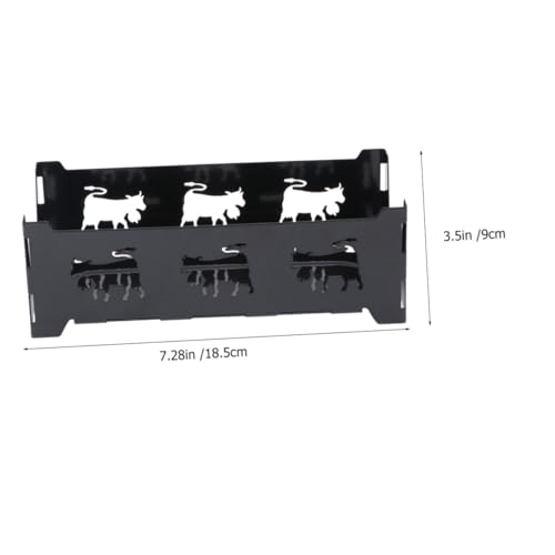 MUCKLILY Mini Käsegrill Set mit Antihaft Beschichtung Tragbares Backblech Hitzebeständig mit Holzgriff Spatel und Schwarzem Ofenrost für Outdoor Camping und Käsefondue Küche von MUCKLILY