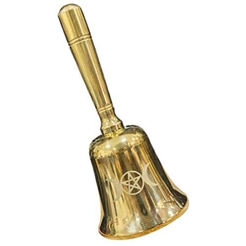 MUCKLILY Mini Messing Altar Glocke Mit Multifunktionale Ritualglocke Für Wicca Zeremonien Hochzeiten Meditation Handgefertigt Und von MUCKLILY