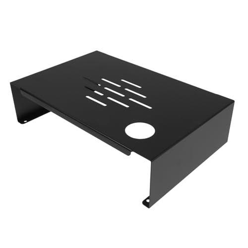 MUCKLILY Monitorständer tragbare Monitorhalterung Stehpult-Konverter Laptopständer Keyboardständer für Schreibtisch Monitorerhöhung für den Schreibtisch Stahl Black von MUCKLILY