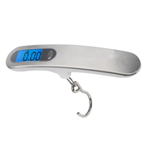 MUCKLILY Multifunktionale Edelstahl Digitale Kofferwaage mit Haken Tragkraft LED Anzeige Reise Gepäckwaage mit Griff für Präzises Wiegen und Datenhaltung MUCKLILY Multifunktionale Edelstahl Digitale Kofferwaage mit Haken Tragkraft LED Anzeige Reise Gepäckwaage mit Griff für Präzises Wiegen und Datenhaltung von MUCKLILY