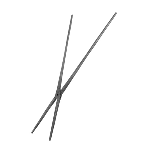 MUCKLILY Multifunktionaler Müllgreifer und Feuerzange Robustes Stahlgriff tool zum Aufnehmen von Müll Feuerholz und Brennmaterial für Grill Camping Haushalt und Outdoor reinigung von MUCKLILY
