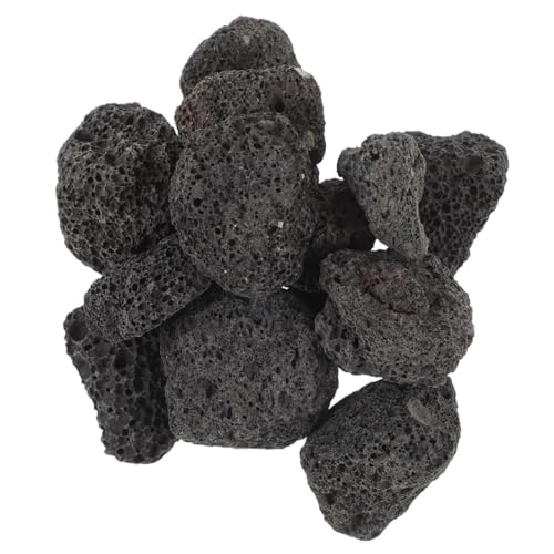 MUCKLILY Natürliche Schwarze Vulkansteine Poröse Atmungsaktive Dekosteine für Aquarium Teich und Außenbereich Effektive Nitritreduktion Geruchsabsorbierend Vielseitig für DIY-Dekorationen MUCKLILY Natürliche Schwarze Vulkansteine Poröse Atmungsaktive Dekosteine für Aquarium Teich und Außenbereich Effektive Nitritreduktion Geruchsabsorbierend Vielseitig für DIY-Dekorationen von MUCKLILY