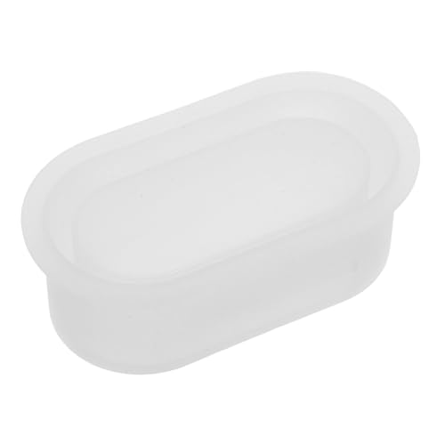 MUCKLILY Ovaler Silikon Gießform Aufbewahrungsbox und Sukkulenten Pflanztopf Form Langlebiges Flexibles Material Einfache Entformung Vielseitig für DIY Bastelprojekte und Gießharz Ovaler von MUCKLILY