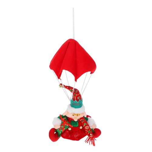 MUCKLILY Parachute Santa Weihnachtsbaum Ornament Niedliches Hängendes Deko für Festliche Fenster und Weihnachtsbaumdekoration für Feiertage MUCKLILY Parachute Santa Weihnachtsbaum Ornament Niedliches Hängendes Deko für Festliche Fenster und Weihnachtsbaumdekoration für Feiertage von MUCKLILY