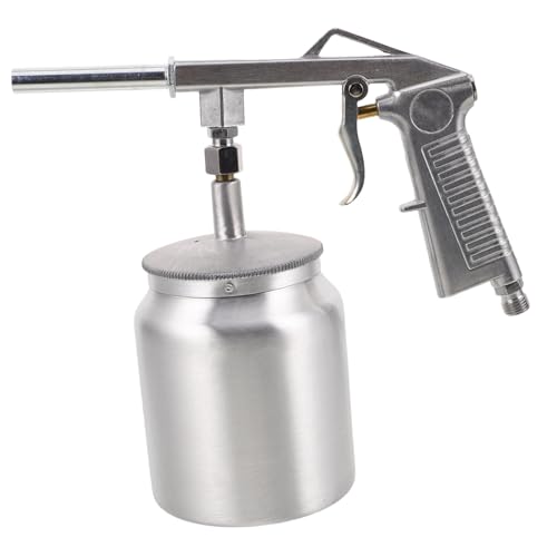 MUCKLILY Pneumatische Spritzpistole mit Großem Behälter Leichte Handhabung Gleichmäßige Lackierung für Auto-unterbodenbeschichtung und Möbel Effizientes Airbrush-Werkzeug für Professionelle von MUCKLILY