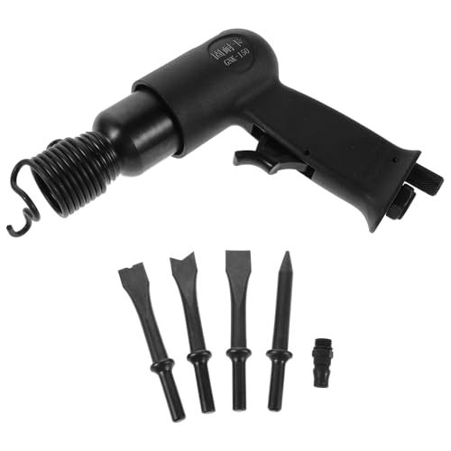 MUCKLILY Pneumatischer Air Hammer Air Chisel Werkzeugkit mit Meißeln für Rostentfernung Metallbearbeitung und Autobremsen Leicht Ergonomisch Leistungsstark MUCKLILY Pneumatischer Air Hammer Air Chisel Werkzeugkit mit Meißeln für Rostentfernung Metallbearbeitung und Autobremsen Leicht Ergonomisch Leistungsstark von MUCKLILY