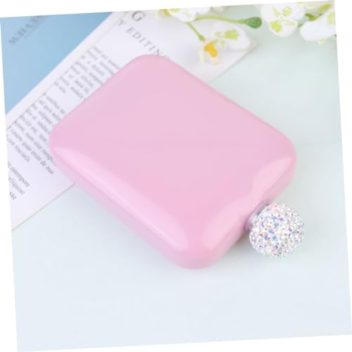 MUCKLILY Portable Mini Weinflasche für Frauen Leichte Flasche mit Strassdesign für Reisen Festivals und Outdoor Aktivitäten Kompakte Kreative Geschenkidee MUCKLILY Portable Mini Weinflasche für Frauen Leichte Flasche mit Strassdesign für Reisen Festivals und Outdoor Aktivitäten Kompakte Kreative Geschenkidee von MUCKLILY