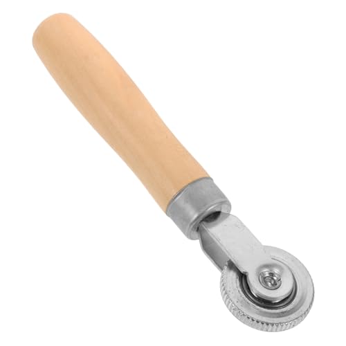 MUCKLILY Praktisches Auto Reifen Reparatur Werkzeug mit Ergonomischem Holzgriff und Kugelgelagerter Rollenfunktion Rostfrei Robust für Sichere und Schlauchlose Reparaturen Geeignet von MUCKLILY