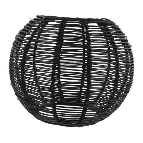 MUCKLILY Rattan Pendelleuchte Handgewebter Lampenschirm für Zen Inspirierte Dekoration Restaurants Hotels und Wohnräumen Hochwertige Hängelampe mit Einladender Einfach zu Reinigen Langlebig von MUCKLILY