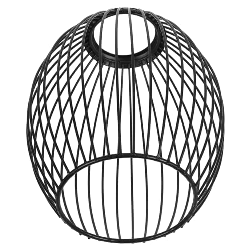 MUCKLILY Retro Metall Lampenschirm Oval für Deckenleuchte Hängend Boho Stil Vintage Design für Wohnzimmer und Schlafzimmer von MUCKLILY