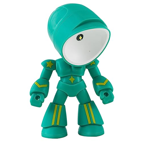 MUCKLILY Roboter Verstellbare LED Tischlampe für Schlafzimmer und Büro Augenschonend Tragbar Kinderfreundliches Design USB Betrieben Perfektes von MUCKLILY