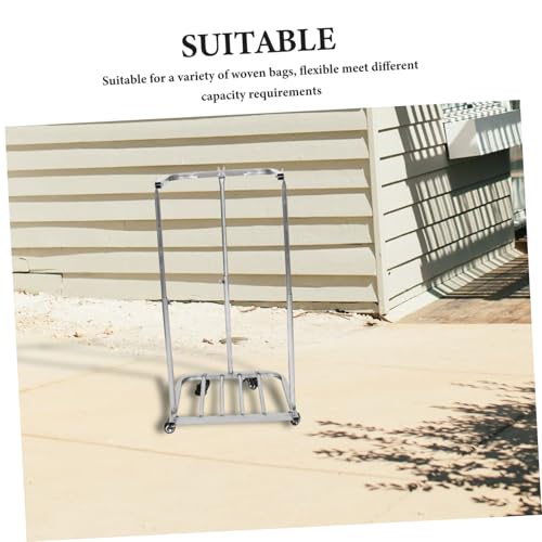 MUCKLILY Robuster Metall Müllsackhalter für Gartenabfälle Wetterfester Outdoor Abfallsackständer mit Universeller Passform Stabiler Halter für Laubsäcke und Gartensackorganisation bei MUCKLILY Robuster Metall Müllsackhalter für Gartenabfälle Wetterfester Outdoor Abfallsackständer mit Universeller Passform Stabiler Halter für Laubsäcke und Gartensackorganisation bei von MUCKLILY