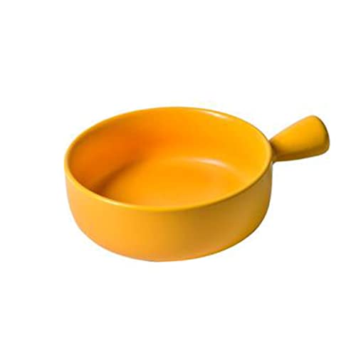 MUCKLILY Runde Backplatte mit Griff Backblech für Obst und Salat für Küche und Bäckerei Gelb MUCKLILY Runde Backplatte mit Griff Backblech für Obst und Salat für Küche und Bäckerei Gelb von MUCKLILY