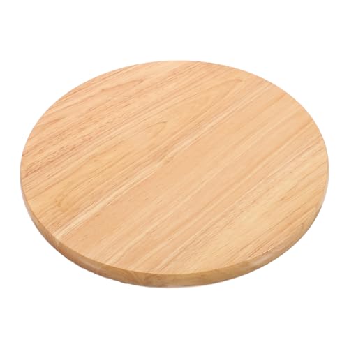 MUCKLILY Runder Hockersitz aus Massivholz mit Eisenverstärkung Stabile Sitzfläche Ersatzteil für Barhocker Einfacher Einbau Pflegeleichtes Holzbrett Robustes Runddesign für Esszimmer und von MUCKLILY