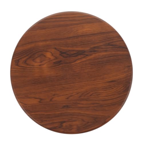 MUCKLILY Runder Holzschemel Ersatzsitz aus Massivem Holz Langlebige rutschfeste Sitzfläche Einfache Montage für Robuste Sitzhocker Wohnzimmer Schlafzimmer von MUCKLILY