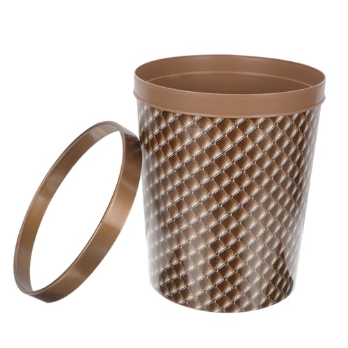 MUCKLILY Runder Kunststoff mülleimer mit Druckring Robuster Haushaltsabfalleimer Leicht zu Reinigen Geruchlos Vielseitig für Büro Schlafzimmer und Zuhause Geeignet MUCKLILY Runder Kunststoff mülleimer mit Druckring Robuster Haushaltsabfalleimer Leicht zu Reinigen Geruchlos Vielseitig für Büro Schlafzimmer und Zuhause Geeignet von MUCKLILY