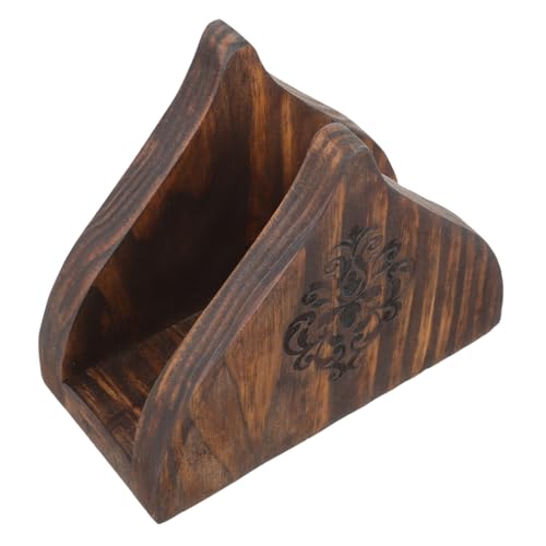 MUCKLILY Rustikaler Serviettenhalter aus Massivem Holz Freistehender Serviettenspender für Tisch und Theke Nordischer Landhausstil Glatte Oberfläche Vielseitig für Restaurant Zuhause und MUCKLILY Rustikaler Serviettenhalter aus Massivem Holz Freistehender Serviettenspender für Tisch und Theke Nordischer Landhausstil Glatte Oberfläche Vielseitig für Restaurant Zuhause und von MUCKLILY