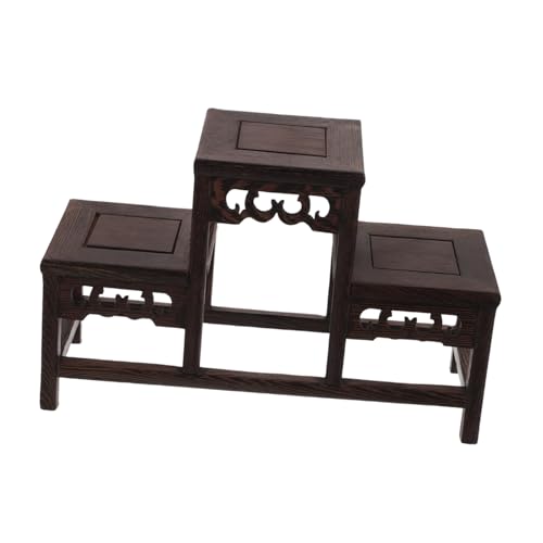 MUCKLILY Rustikales Holzregal 3 -Tier -displayregal Abgestuftet Holzregal Holz Bücherregal Organized Display Rack Plant Ausstellungsständer Rustikales Holz Sammlerbildschelf MUCKLILY Rustikales Holzregal 3 -Tier -displayregal Abgestuftet Holzregal Holz Bücherregal Organized Display Rack Plant Ausstellungsständer Rustikales Holz Sammlerbildschelf von MUCKLILY